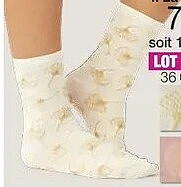 Lot de 2 paires de chaussettes brillantes