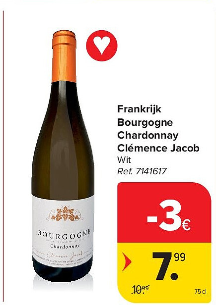 Frankrijk Bourgogne Chardonnay Clémence Jacob