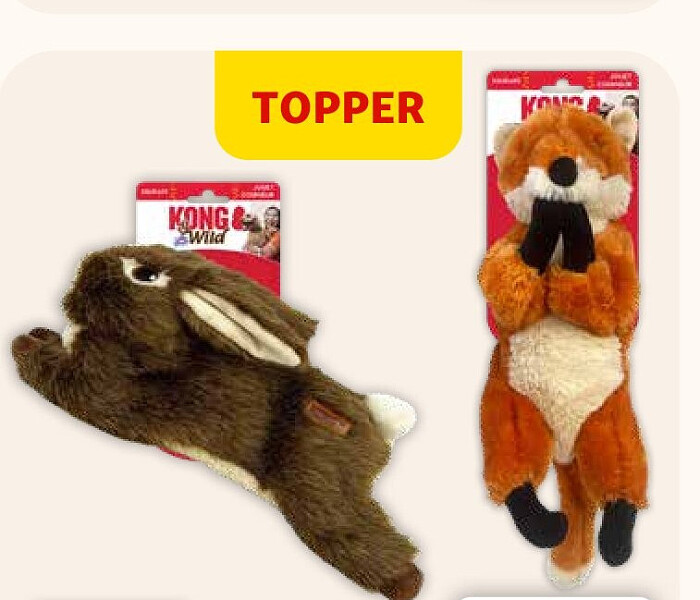 KONG Wild Low Stuff speelgoedd hond