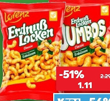 Erdnuss-Locken