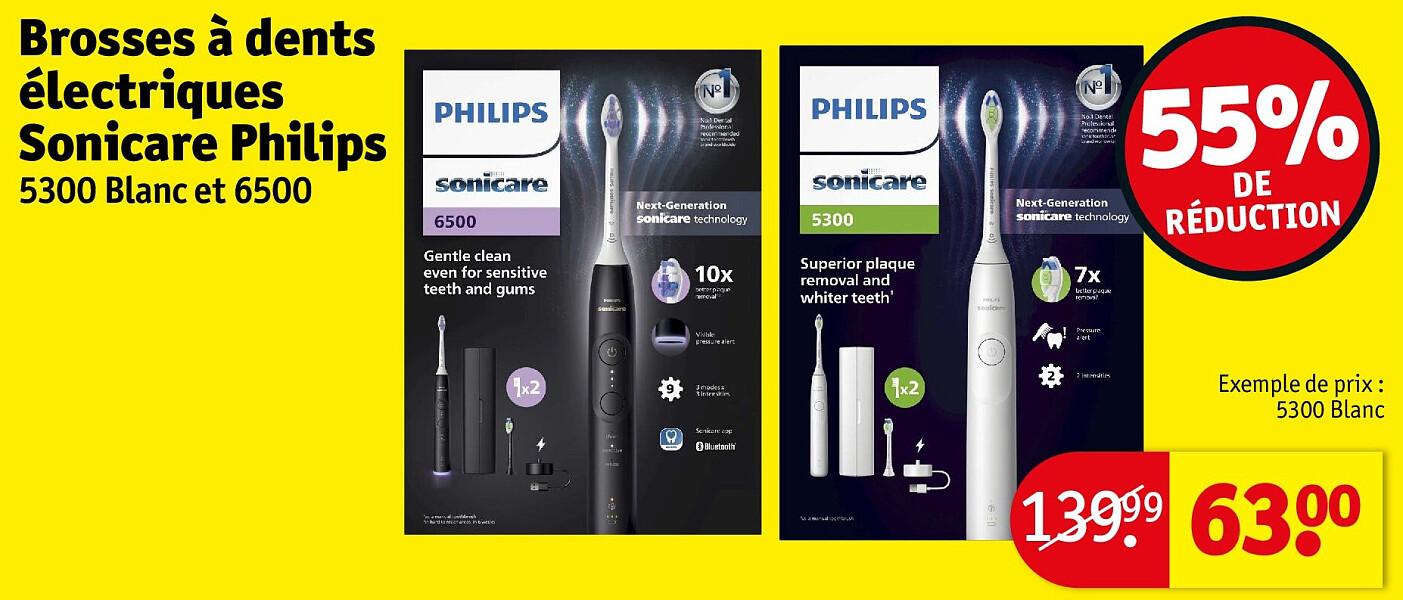 Brosses à dents électriques Sonicare Philips