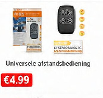 Universele afstandsbediening