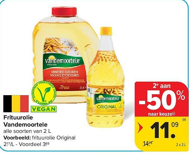 Frituurolie Vandemoortele
