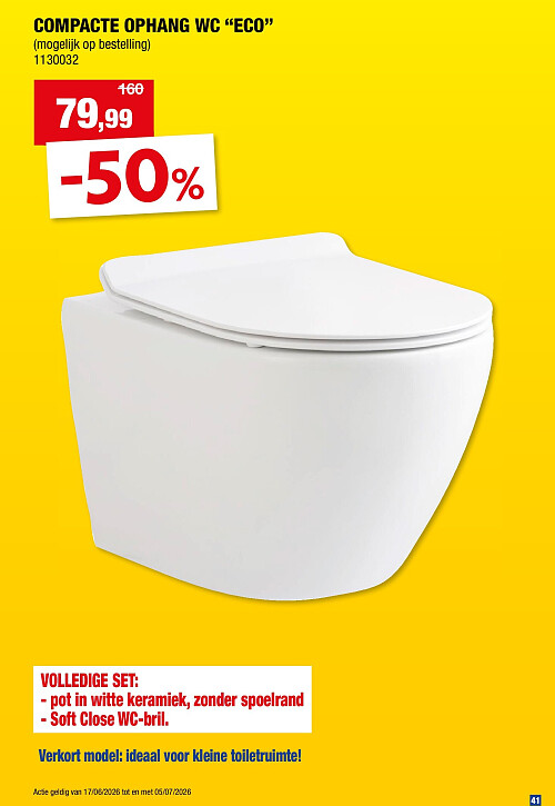 COMPACTE OPHANG WC “ECO”