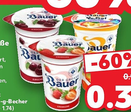 Der Große Bauer Fruchtjoghurt