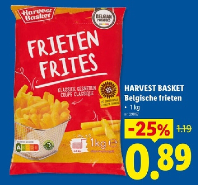 HARVEST BASKET Belgische frieten