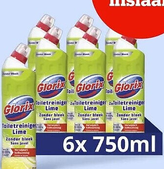 Glorix toiletreiniger lime