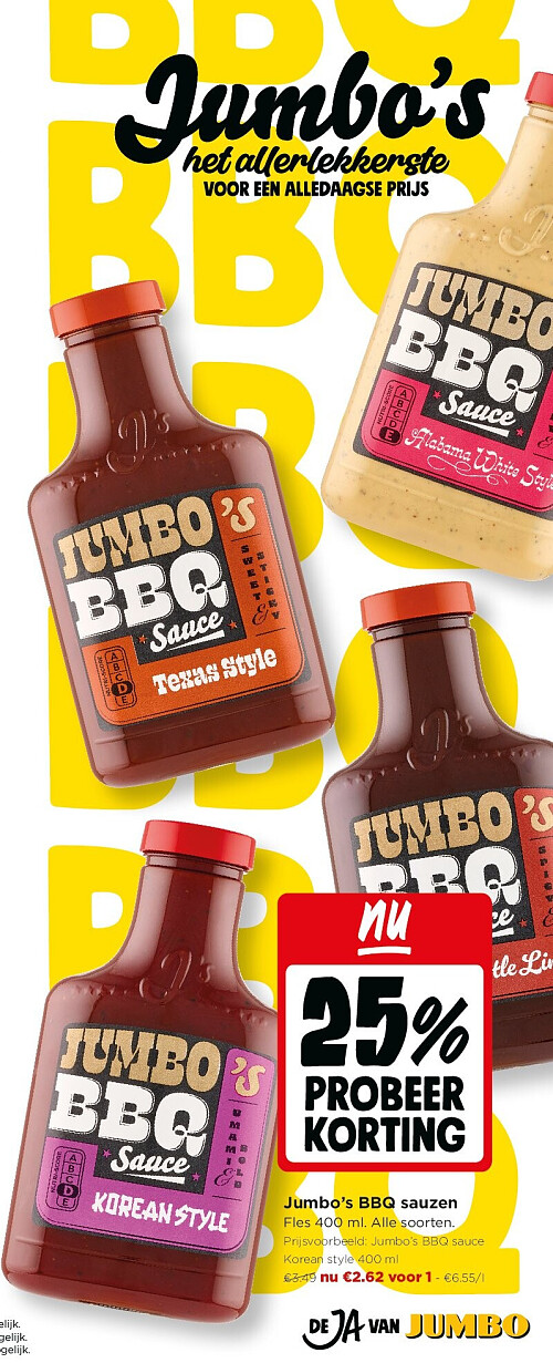 Jumbo's BBQ sauzen