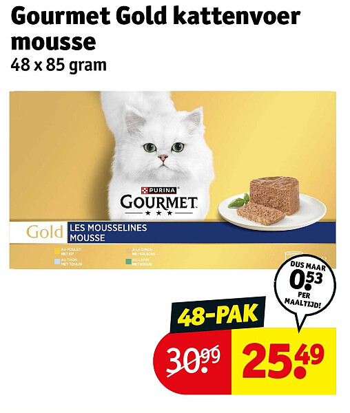 Gourmet Gold kattenvoer mousse