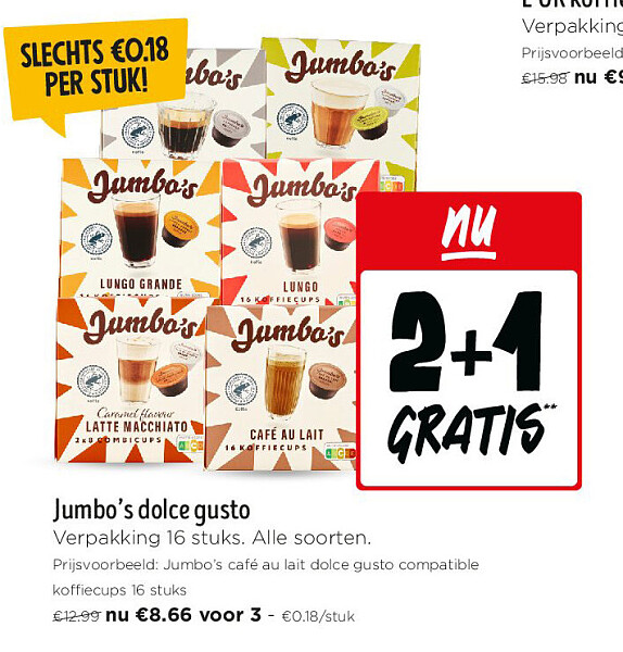 Jumbo’s dolce gusto