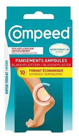 Pansements Ampoules Moyen Format Économique 10 pièces