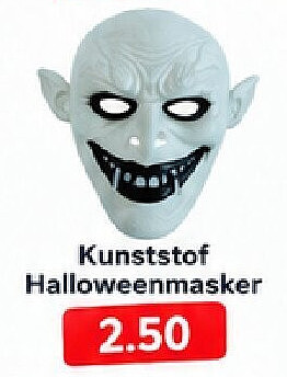 Kunststof Halloweenmasker