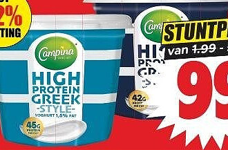 Campina high protein Greek style yoghurt