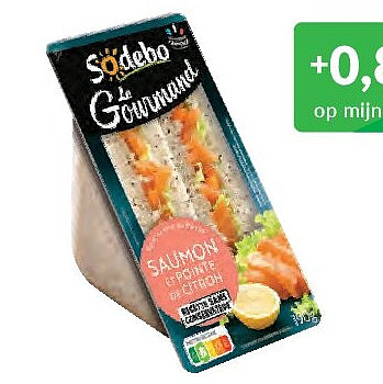 Sodebo Sandwich Zalm-citroen - 190g