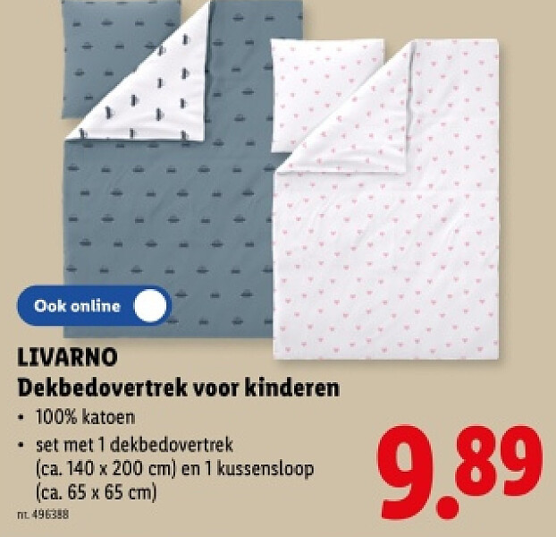 Dekbedovertrek voor kinderen