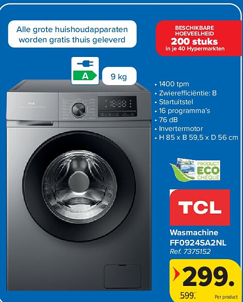 Wasmachine FF0924SA2NL