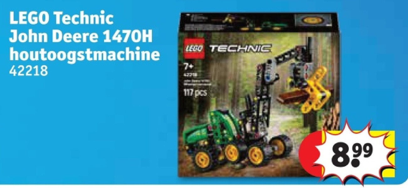 LEGO Technic John Deere 1470H houtoogstmachine