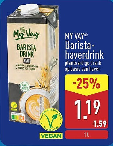 MY VAY® Baristahaverdrink