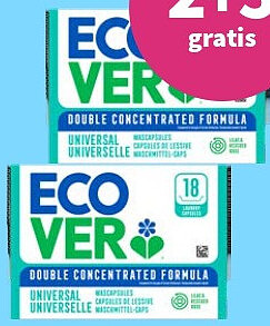 Ecover wascapsules, 18 stuks