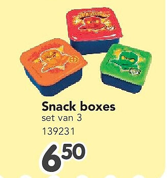 Snack boxes set van 3 139231