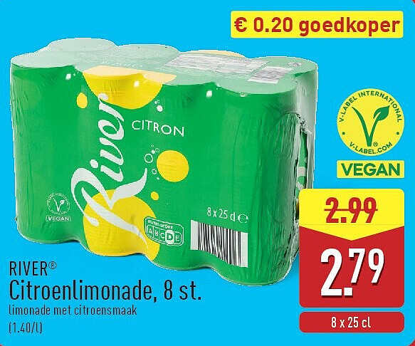 Citroenlimonade, 8st.