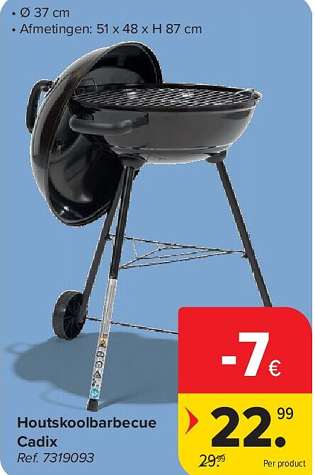 Houtskoolbarbecue Cadix