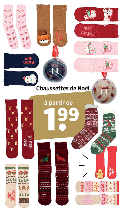 Chaussettes de Noël