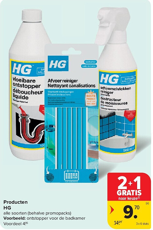Producten HG