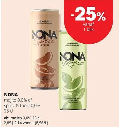 NONA mojito 0,0% 25 cl