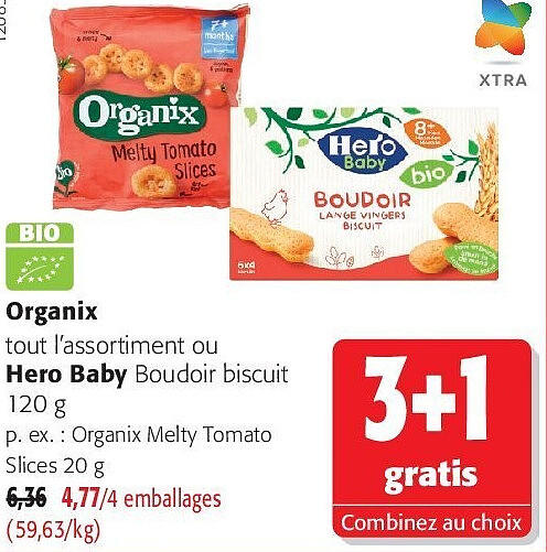 Organix tout l’assortiment