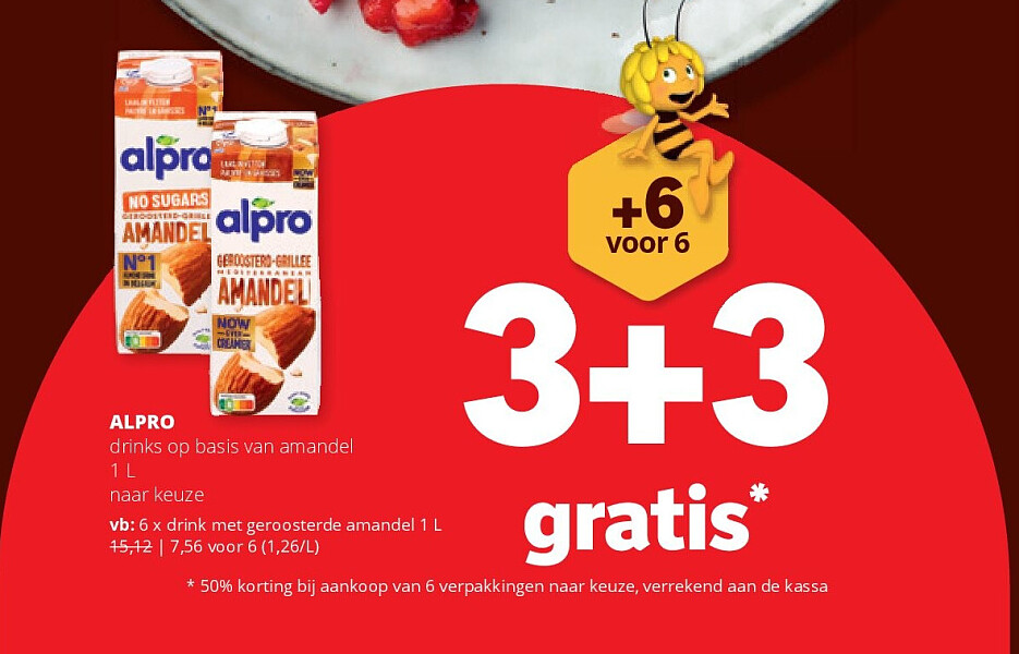 ALPRO drink met geroosterde amandel 1 L