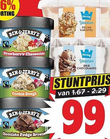 Ben & Jerry's of Hertog ijs