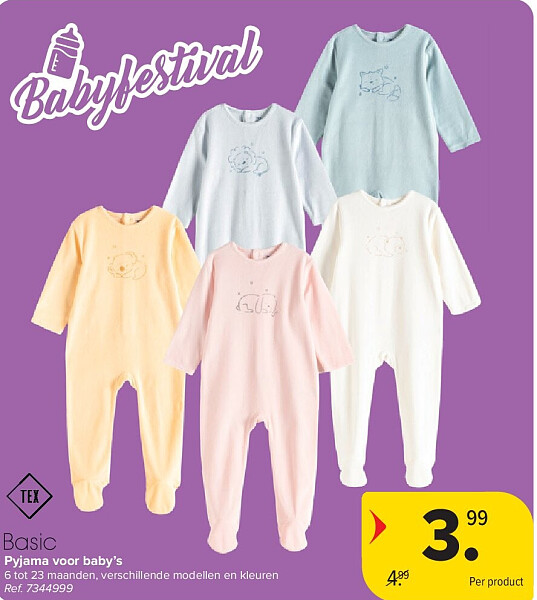Pyjama voor baby’s