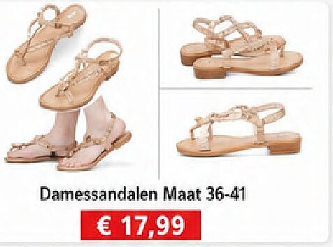 Damessandalen Maat 36-41