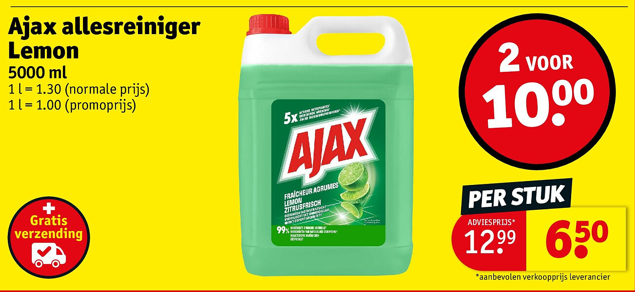 Ajax allesreiniger Lemon