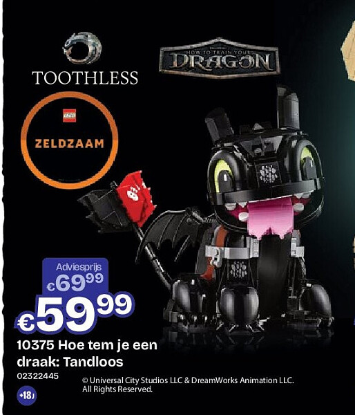 10375 Hoe tem je een draak: Tandloos