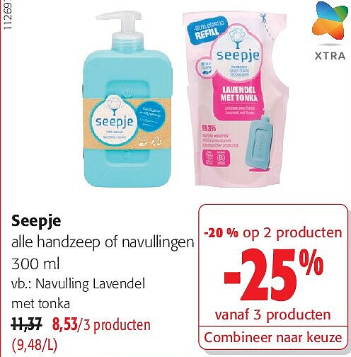 Seepje alle handzeep of navullingen 300 ml