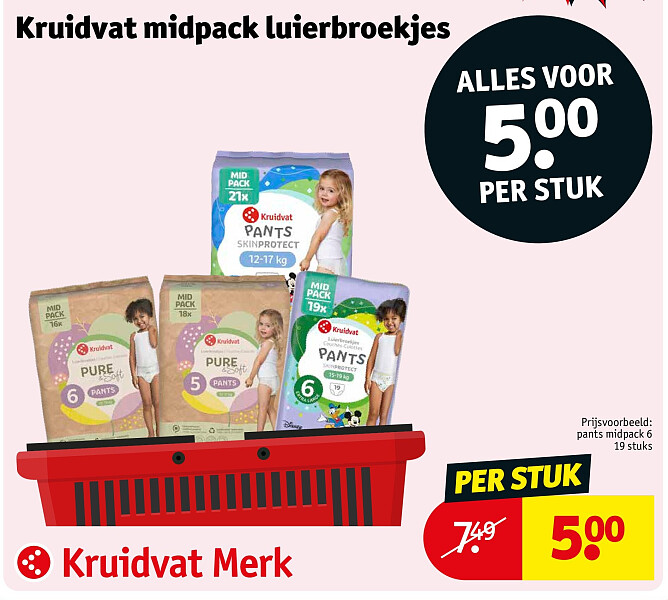 Kruidvat midpack luierbroekjes