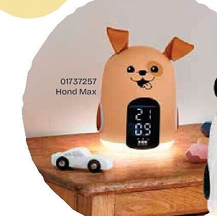 BigBen Wekker met licht en geluid Hond Max