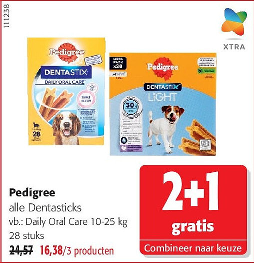 Pedigree Daily Oral Care 10-25 kg 28 stuks