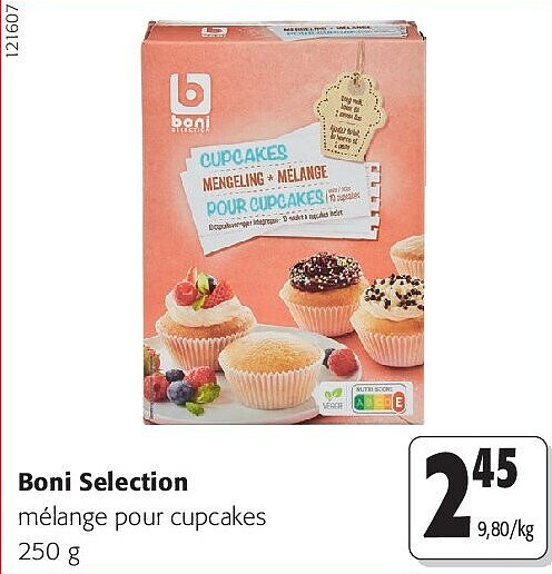 Boni Selection mélange pour cupcakes 250 g