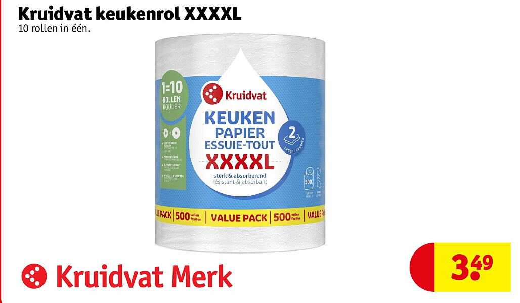Kruidvat keukenrol XXXXL