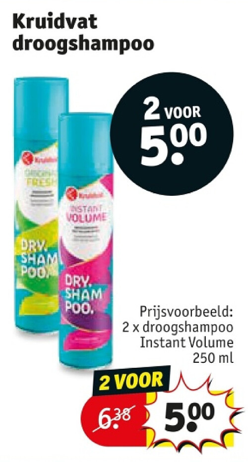 Kruidvat droogshampoo
