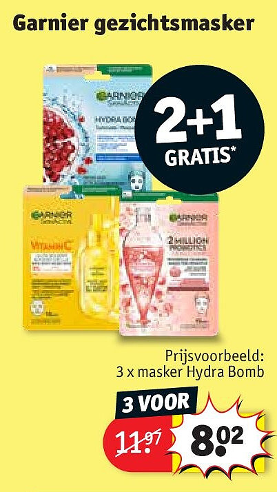 Garnier gezichtsmasker