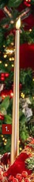 Bougie de table LED 38 cm