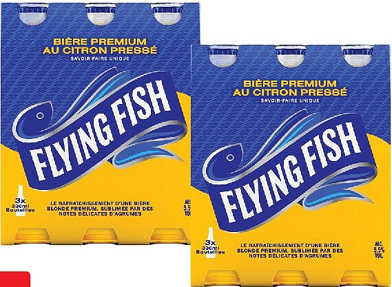 BIÈRE FLYING FISH CITRON PRESSÉ