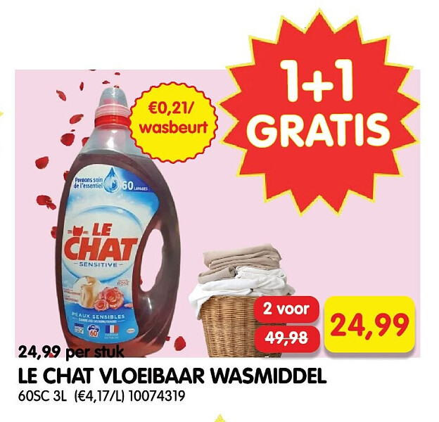 LE CHAT VLOEIiAAR WASMIDDEL