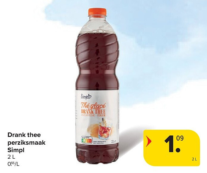 Drank thee perziksmaak Simpl