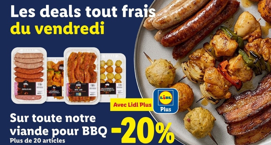 Sur toute notre viande pour BBQ