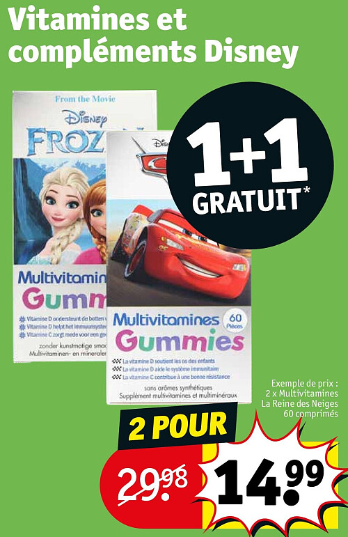 Vitamines et compléments Disney 2 POUR